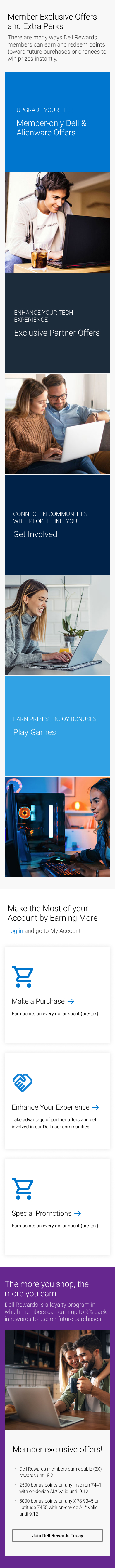 Dell mobile walkthrough screen 2